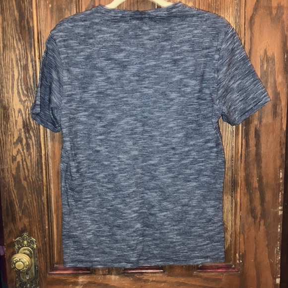 Club Monico Navy and White stripe tee - Picture 2 of 4